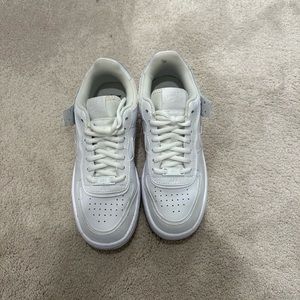 Nike Air Force 1 size 7, White, Worn Once